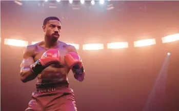  ?? MGM ?? Michael B. Jordan returns as Adonis Creed in “Creed III.” The latest film in the franchise is also Jordan’s directoria­l debut.