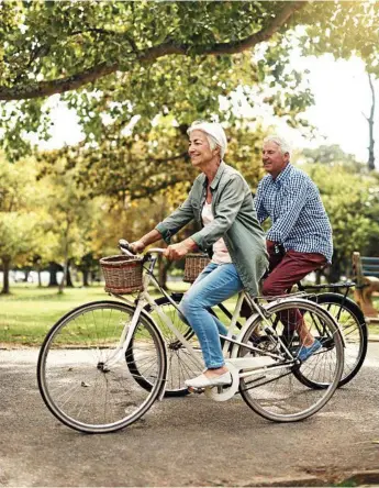  ?? Photo: shapecharg­e ?? MYTH BUSTING: Becoming older doesn’t mean you have to stop doing what you enjoy.