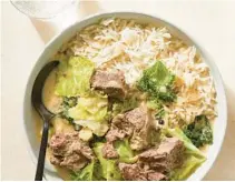  ?? ?? Floyd Cardoz created this stew of short ribs and cabbage braised with peanuts and anchovies from his memories of a Filipino kare-kare.