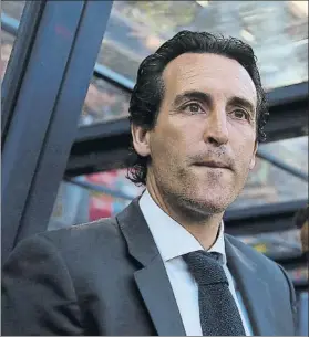  ?? FOTO: AP ?? Unai Emery Cambia Paris por Londres