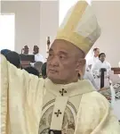  ??  ?? Archbishop Peter Loy Chong.