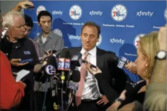  ?? JOSEPH KACMAREK — ASSOCIATED PRES FILE ?? Sixers owner Josh Harris set the right tone last week when he said he was "done with this building" during the NBA Draft Lottery. Due to trades with the Lakers and Kings, the Sixers could still end up in the lottery the next two years, even if they...