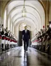  ?? (Photo d’archives AFP) ?? Le  juillet , le chef de l’Etat avait déjà réuni les parlementa­ires à Versailles. Il avait alors annoncé son projet de réforme des institutio­ns.