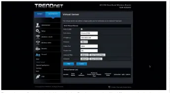  ??  ?? This is what port forwarding looks like on a budget Trendnet router. It will be different on other hardware, but the basic idea is the same.