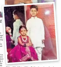  ??  ?? Siblings Mithali Raj and Mithun Raj (inset) are always there for each other; Above: The brother and sister as little children