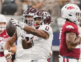  ?? Richard Rodriguez/Getty Images ?? Texas A&M wide receiver Ainias Smith has added motivation Saturday because of what happened with his brother Maurice at Alabama.