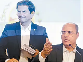  ?? FERNANDO FRAZÃO/AGêNCIA BRASIL ?? Secretário de Turismo, Otávio Leite pensa em PDV na TurisRio; Witzel quer modernizar a máquina