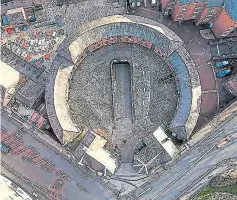  ?? PHOTO: CANAL & RIVER TRUST ?? An aerial view of The Roundhouse – a joint project with the National Trust.