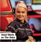  ?? ?? Anne-Marie on The Voice