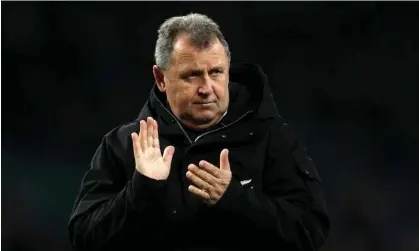  ?? ?? Ian Foster says he will not re-apply for the All Blacks head coach role after the 2023 Rugby World Cup. Photograph: Paul Harding/Getty Images