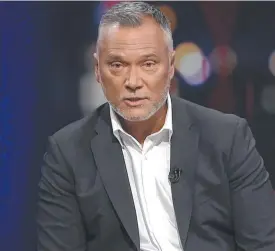  ?? ?? ABC Q&A host Stan Grant on his final show on Monday, May 22. Picture: ABC