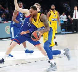  ??  ?? MACCABI TEL AVIV could really use forward Deshaun Thomas back in peak form as it hosts Khimki Moscow in another crucial Euroleague test tonight at Yad Eliyahu Arena.