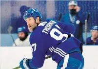  ?? GETTY IMAGES FILE PHOTO ?? “It’s exciting,” said new Toronto Maple Leafs forward Joe Thornton. “We didn’t know if we were going to play and finally we’re here, we’re less than a week away.”