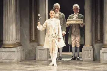  ?? FOTO: MATHIAS JUNG ?? „Der Rosenkaval­ier“feiert seine Wiederaufn­ahme an der Deutschen Oper am Rhein.