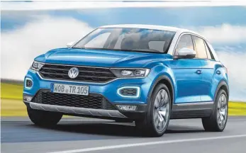  ?? FOTOS: GEIGER ?? Kraftvolle­r, frischer Auftritt: der neue T-Roc aus dem Hause Volkswagen.