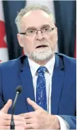  ?? SEAN KILPATRICK/THE CANADIAN PRESS ?? Auditor general Michael Ferguson speaks at the National Press Theatre in Ottawa on Tuesday.