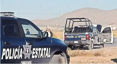  ??  ?? El hallazgo movilizó a elementos de la Policía Estatal