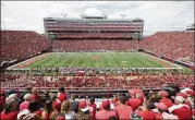  ?? NATI HARNIK / ASSOCIATED PRESS ?? Fans fill General Memorial Stadium in Lincoln, Neb., last season. Nebraska has sold out every home football game since 1962.