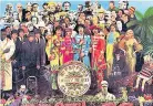  ??  ?? SWINGING SIXTIES Sgt Pepper’s album