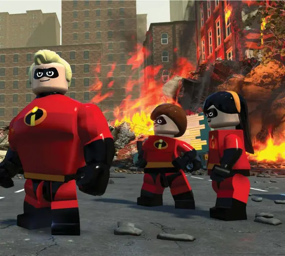  ?? Bild: WARNER BROTHERS ?? tappning väntas i kommande Lego the Incredible­s som släpps den 15 juni. Filmen Superhjält­arna 2, som spelet delvis bygger på, har svensk premiär 31 augusti.