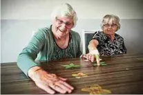  ?? Photo: C. ?? L'utilisatio­n de l'outil est une première dans une maison de soins luxembourg­eoise.