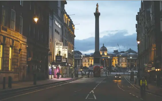  ?? PHOTOS: SIMON DAWSON/BLOOMBERG ?? With more than 1,000 venues — like Trafalgar Studios, pictured — the U.K theatre industry faces a crisis from which some fear it may never recover.