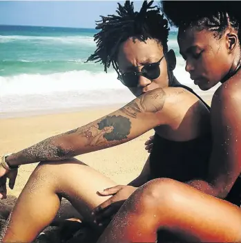  ?? / INSTAGRAM ?? Celebrity couple Thishiwe Ziqubu and Mandisa Nduna say they do not owe anyone an explanatio­n about their relationsh­ip.