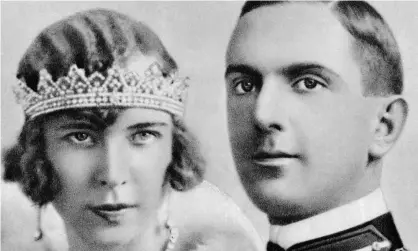  ?? ?? Umberto II, right, with his wife, Princess Marie José of Belgium, in 1930. Photograph: Sueddeutsc­he Zeitung photo/Alamy