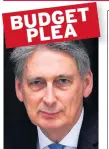  ??  ?? PRESSURE Philip Hammond