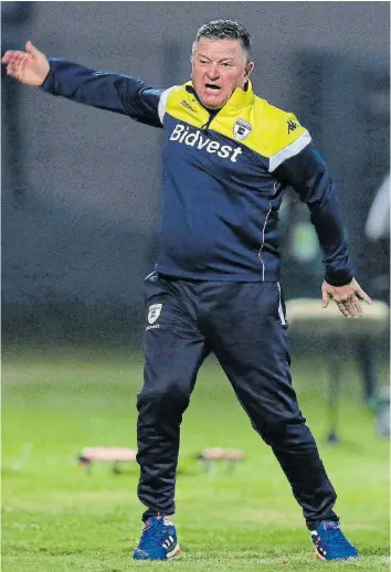  ?? Picture: ANESH DEBIKY/ GALLO IMAGES ?? IT'S SHOWTIME: Wits coach Gavin Hunt will guide his side to a Nedbank clash against Mamelodi Sundowns on Saturday.