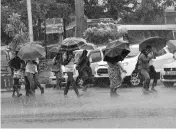  ??  ?? The south-west monsoon gives 70 per cent of rain to the country