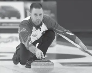 ?? CANADIAN PRESS FILE PHOTO ?? Newfoundla­nd and Labrador skip Brad Gushue has the rink to beat going into the Olympic curling trials.
