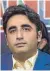  ?? FOTO: AFP ?? Bilawal Bhutto Zardari