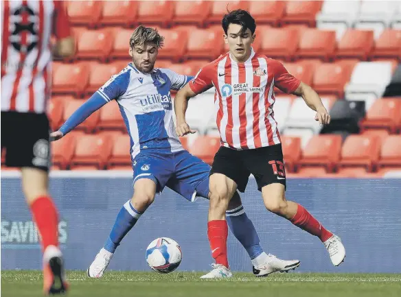  ??  ?? Luke O’Nien in action against Bristol Rovers.