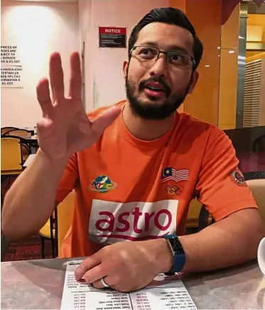  ??  ?? Taking stock: National bowler Zulmazran Zulkifli believes that if an athlete has lost his desire to improve, they should quit.