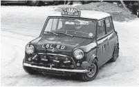  ?? Photos / Supplied ?? The Mini excelled at all kinds of motorsport — going fast on tracks and going slowly on economy runs. Mini won the Monte Carlo Rally for the third time in 1967 (above).