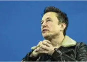  ?? HAIYUN JIANG / THE NEW YORK TIMES ?? Elon Musk, who purchased Twitter and rebranded it as X, at a conference in New York, Nov. 29, 2023. Musks’ early election-year attacks on the American voting system have raised alarms.