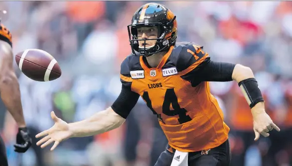  ?? THE CANADIAN PRESS/FILES ?? “I know how golden these opportunit­ies are (in the playoffs),” says B.C. Lions quarterbac­k Travis Lulay. “They’re not guaranteed and they don’t come all the time.”