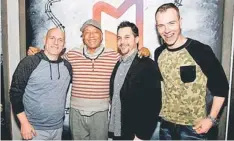  ??  ?? Rifkind, Simmons, Todd Pendleton and DJ Skee at the launch of ADD52 at SXSW. — Relaxnews photo