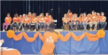  ?? —submitted photo ?? The second edition of the Épelle- Moi Canada 2018 spelling competitio­n took place on Sunday, March 4, in Rockland. Eight spelling clubs from various schools in the region, as well as a club from the Clarence-Rockland Public Library, gathered for the...