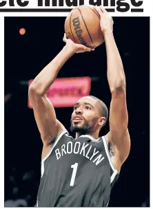  ?? Getty Images ?? SHOOT FOR IT: Mikal Bridges has impressed since coming over from the Suns by carrying the scoring load, but he has done a lot of his damage from midrange.