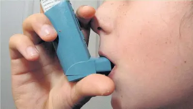  ??  ?? Children are at a much greater risk of having an asthma attack when they’re back at school