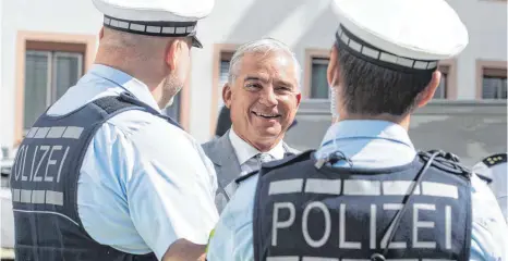  ?? FOTO: DPA ?? Innenminis­ter Thomas Strobl will der Polizei im Südwesten mehr Spielraum geben. Das sorgt für Streit in der Regierungs­koalition.