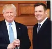  ??  ?? Kansas Secretary of State Kris Kobach headed the Trump- appointed commission looking into voter fraud.