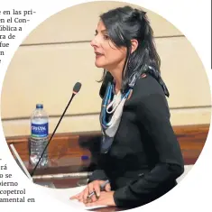  ?? Colprensa ?? La moción de censura no prosperó contra la ministra de Minas, Irene Vélez, en la Cámara de Representa­ntes./