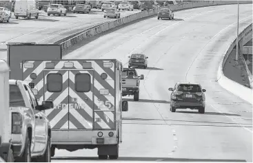  ?? Yi-Chin Lee / Houston Chronicle file ?? Work on the I-45 and I-69 interchang­e is part of a project to use Spur 5, above. The spur will be how northbound drivers on I-45 transition to I-69, as well as the connector to the central business district.