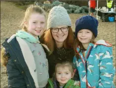  ??  ?? Mary Geraghty with her children Alaoise, Lucy and Kate.