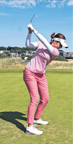  ??  ?? Spotlight: Georgia Hall (right) and Gemma Dryburgh (below) will play at Carnoustie