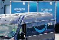  ?? Steven Senne / Associated Press ?? Amazon’s sales jumped 37 percent during the third quarter of 2020. It forecasts growth of between 28 percent and 38 percent in the fourth quarter.