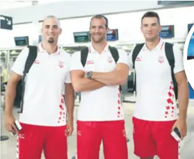 ??  ?? Braća Sinković i Damir Martin kreću po olimpijske medalje